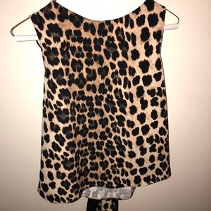 Zara Leopard Blouse